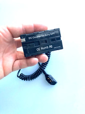 Dummy Battery Adapter  DC Coupler for Sony NPF  / D-Tap Power Cable