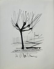 Bernard BUFFET : L'automne, GRAVURE signée, 1961, 197ex
