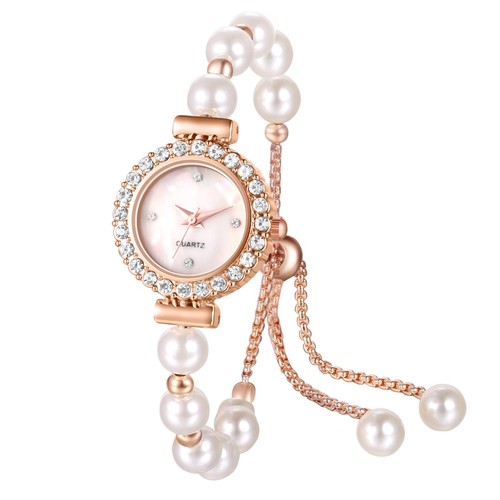 Montre femme bracelet perles - bracelet,