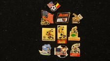 Lot de 10 pin's coupe du monde