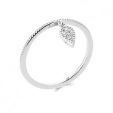 Bague pampille goutte