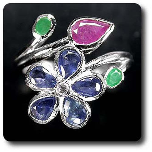 Pierres minéraux bague - et,