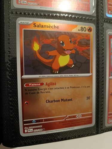 Carte pokémon salameche - carte,