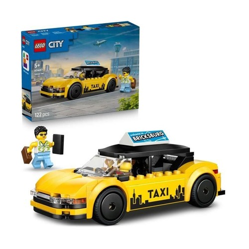 Lego city 60487 taxi jaune - lego,