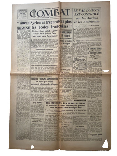 Combat juin 1945 aucun - ,