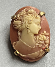 Broche Camée Vintage profil