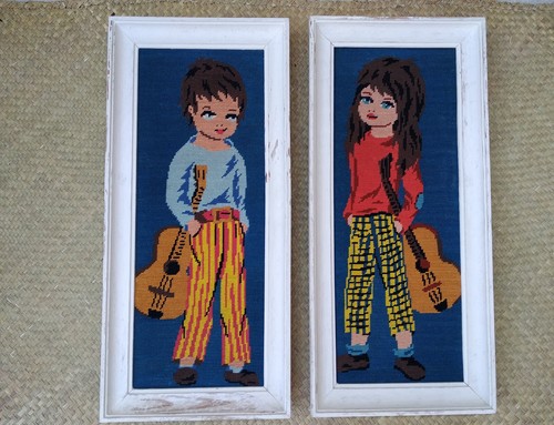 Lot canevas enfants style - canevas,