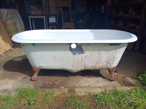 Baignoire fonte pattes lion - baignoire,