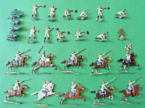 Plats étain zinnfiguren - d'étain,