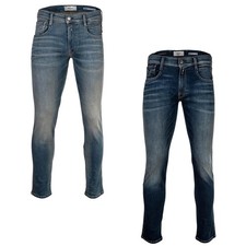 Replay Jeans Homme - Hyperflex Stretch Anbasse, Denim Stretch, Longueur 32, Slim