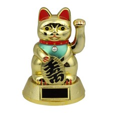 Chat chanceux signe porte