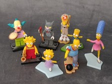 Lot de figurines Les SIMPSONS mini figure PVC et modèles LEGO 8 personnages