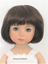 perruque courte châtain poupée moderne collection-T18/19cm(sz7/8")-Effner autres
