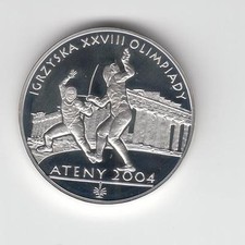 2004 Pologne 10 Zlotych silver