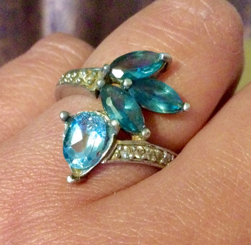 Grosse bague vintage argent - grosse,