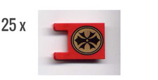 Lego 25 x Authentic Flag 2 x 2