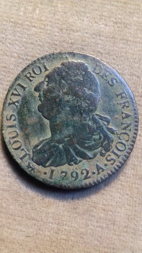 Monnaie piece bronze sols - piece,