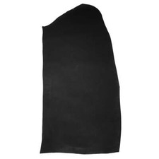 Cuir de croupon tannage végétal - NOIR