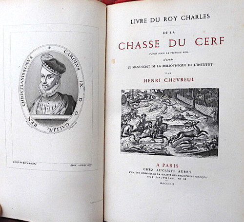 Chasse livre roy charles - du,