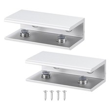2 supports étagère verre