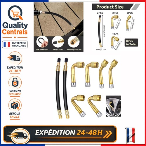 Rallonges valve pneu 8 - rallonges,