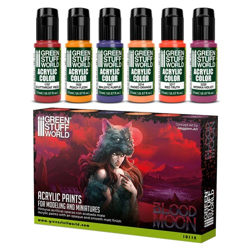 Set peinture rouge - set,