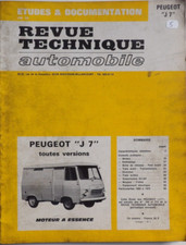 revue technique automobile RTA PEUGEOT J 7 moteur à essence