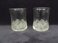 2 Ancien Verres gobelet