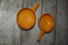 2 ANCIENS  CAQUELONS POELONS EN CÉRAMIQUE