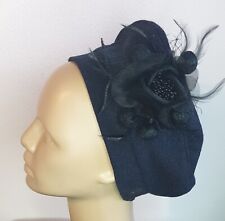 Chapeau Cérémonie Laine Noir