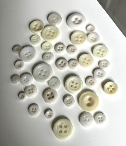 Lot boutons verre - lot,