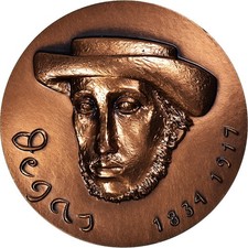 France, Médaille, Peinture