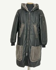 Veste longue en peau de mouton