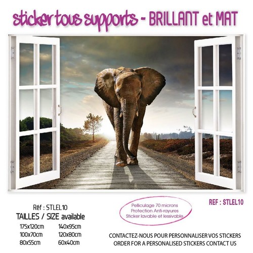 Sticker trompe oeil - sticker,