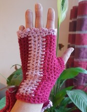 mitaines en laine fait main