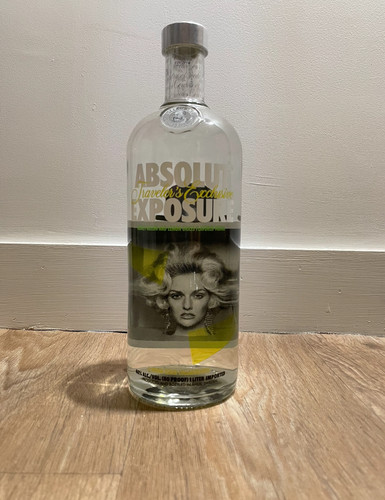 Absolut vodka exposure - vodka,