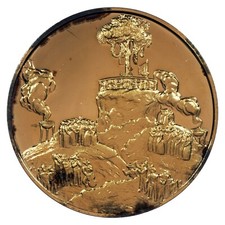 France médaille - Révolution Française - La fête de l'Être Suprême - vermeil