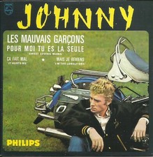  CD SINGLE JOHNNY HALLYDAY LES