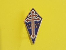 Insigne FNFL France Libre Fabrication FRANÇAISE Perchoir ou Cercueil WW2