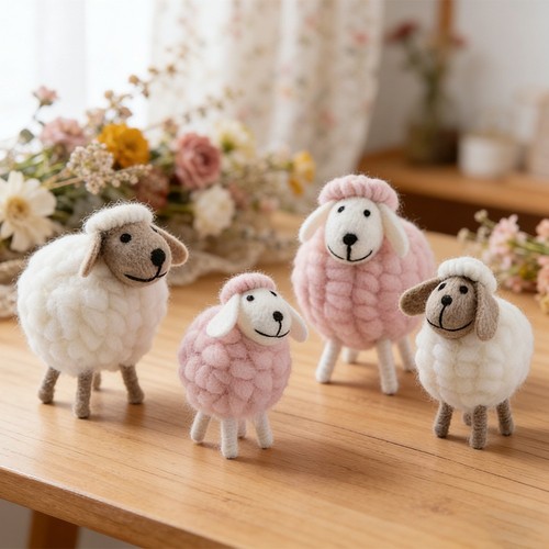 Charmante figurine mouton pour