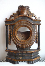 RARE PORTE MONTRE XVIII° SIECLE D EPOQUE EN BOIS SCULPTE ET PATINE