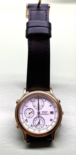 Seiko chronograph watch 7t32 - chronograph,
