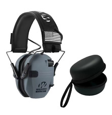 Casque Antibruit Électronique Tactique Protection Auditive Optimale Gris Foncé