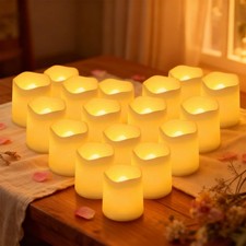 Pièces bougies led flamme - 24,