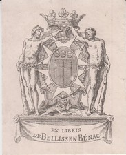 Ex-libris héraldique Cyprien