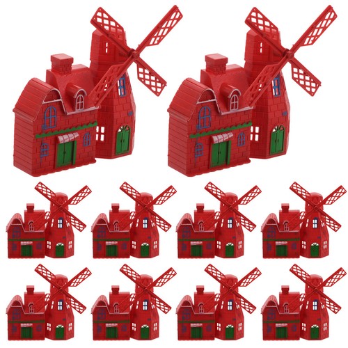 Pcs maquette moulin vent - moulin, À