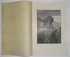 Gravure Marine Française, " Projecteur électrique " par ?