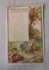 Chromo victorian trade card - trade,