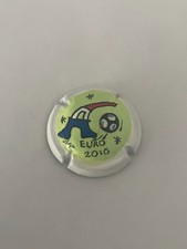 CAPSULE DE CHAMPAGNE GENERIQUE EURO 2016 FOOT PEINTE A LA MAIN
