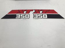 AUTOCOLLANTS DE RÉSERVOIR YAMAHA XT 350 1986 / STICKERS DE RÉSERVOIR 55V-2424...